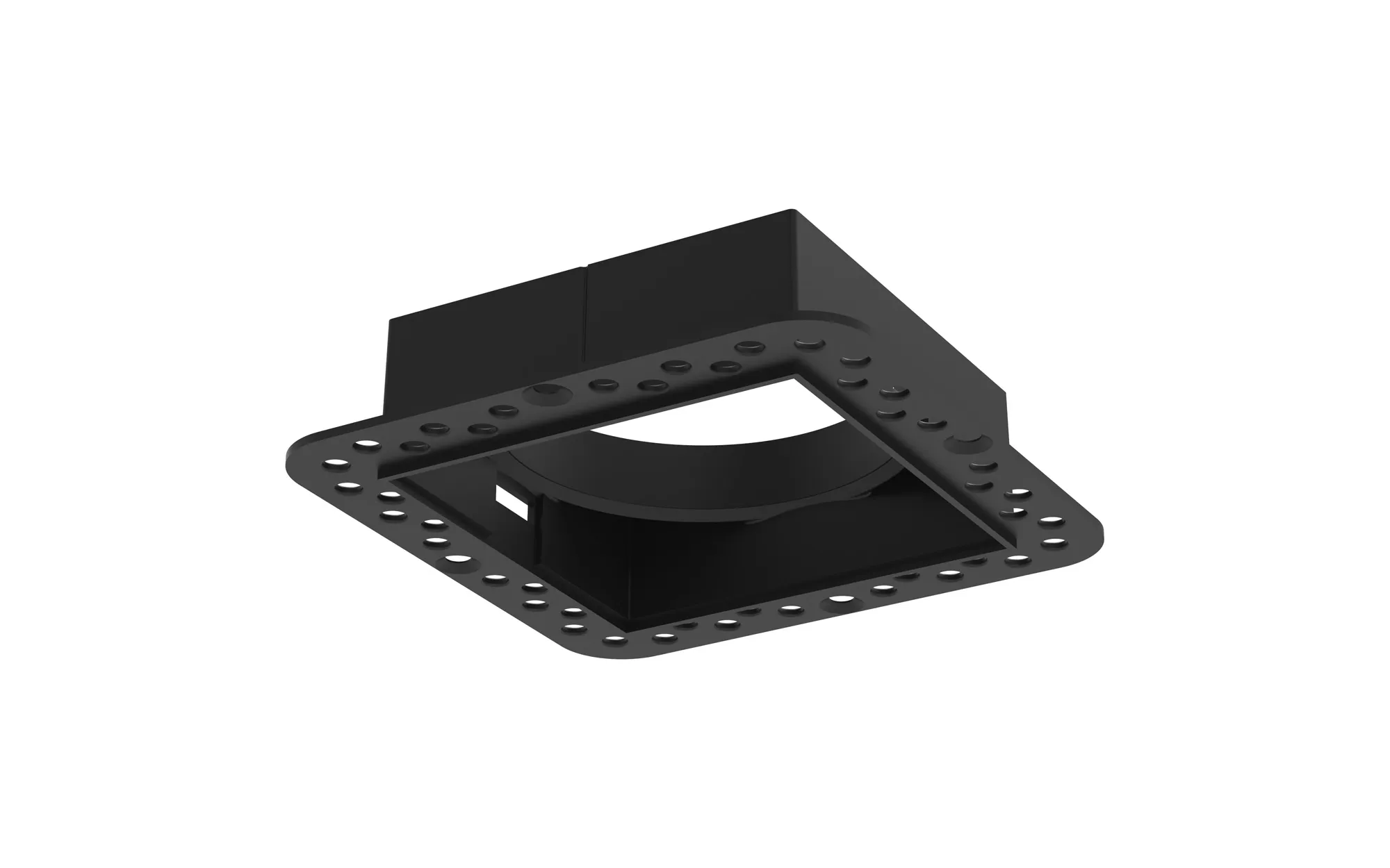 M9739  Sunrise 14W  Trimless Square Recessed Led spotlight,Black outer frame, Cut out :75x75, 3yrs Warranty